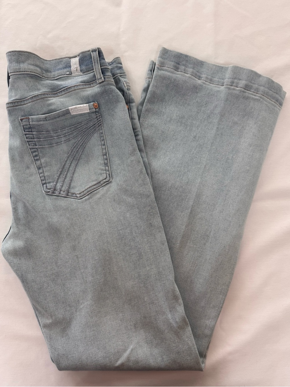 7 for all Mankind Dojo Flare Jeans Size 31 Tall